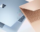 Surface Laptop Go 3 的四种首发颜色中的两种。(图片来源：@rquandt &amp; WinFuture）
