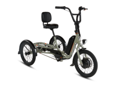 RadTrike 1电动三轮车可以支持高达415磅（约188公斤）的负载。(图片来源：Rad Power Bikes)