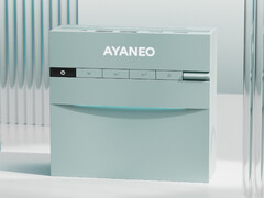 Ayaneo 为 AM03 配置了两个照明区、顶部按钮和一个表盘。(图片来源：Ayaneo）