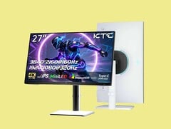 KTC M27P6S 游戏显示器搭载了一块 4K IPS 面板,刷新率达 160 Hz,并拥有 2,304 个局部调光分区。
