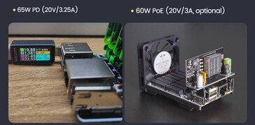 通过 PoE 或 USB 供电。(图片来源：Sipeed）
