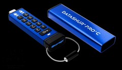 iStorage/Kanguru 的 Datashur Pro+C USB-C 硬盘获得 FIPS 140-3 3 级加密验证。(图片来源:iStorage)