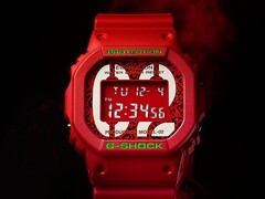 新款 G-Shock x Evangelion 手表将沿用 DW-5600EVA-02（如图）。图片来源：eBay 上的 hicco0414