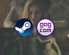 两款 Remothered 游戏的截图,上面有 Steam 和 GOG 徽标。