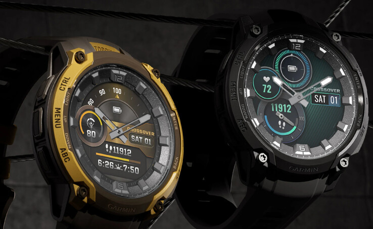 Instinct Crossover AMOLED 有两种颜色，但只作为 46 毫米智能手表出售。(图片来源：Garmin）