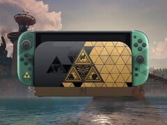 《塞尔达传说》40周年纪念版 Switch 2 主机展示图