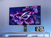 华硕首款 540 Hz WOLED 游戏显示器将采用 TrueBlack Glossy 涂层，如图中的 ROG Strix OLED XG32UCWMG。(图片来源：华硕）