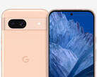 带有 Hematite 壁纸的 Pixel 8a。(图片来源：@OnLeaks &amp; SmartPrix - 已编辑）