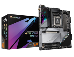 GIGABYTE X670E AORUS MASTER用于Ryzen 7000 CPU。(来源：技嘉)