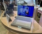 宏碁 Swift 16 AI 配备超大触控板。(图片来源：Notebookcheck）