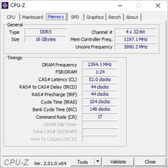 CPU-Z内存