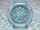 卡西欧新款 ICERC 合作手表的透明外壳与 GMA-S2100SK-2A 类似（如图）。