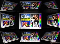 在极端角度下亮度和色彩信息略有损失