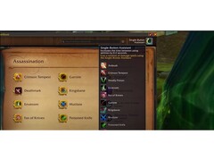 从 YouTube 上的 WoWCast 视频中截取的画面，展示了 WoW 中的新旋转辅助工具。(图片来源：YouTube 上的暴雪/魔兽世界）