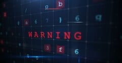 象征在线平台服务中断的数字警告指示器（图片来源：Pikwizard）