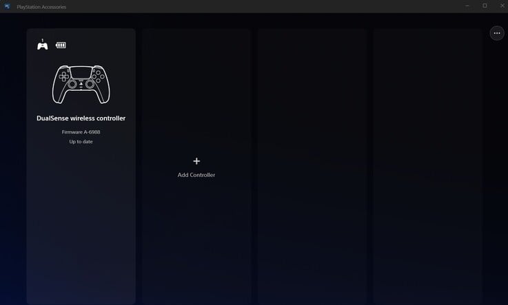 RH-5189 可以正常注册到索尼的 PlayStation 配件 Windows 应用程序中。