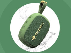 Fiio Snowsky Anwhere 便携式扬声器具有防溅功能，可通过磁力吸附在钢铁表面。(图片来源：Fiio）