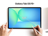 Galaxy Tab S10 FE+ 将配备 13.1 英寸显示屏。(图片来源：Evan Blass）