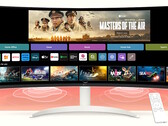 LG 推出 34 英寸曲面 21:9 webOS VA 显示器，配备流媒体、电视直播、Apple Airplay 和 Microsoft 365。(图片来源：LG）