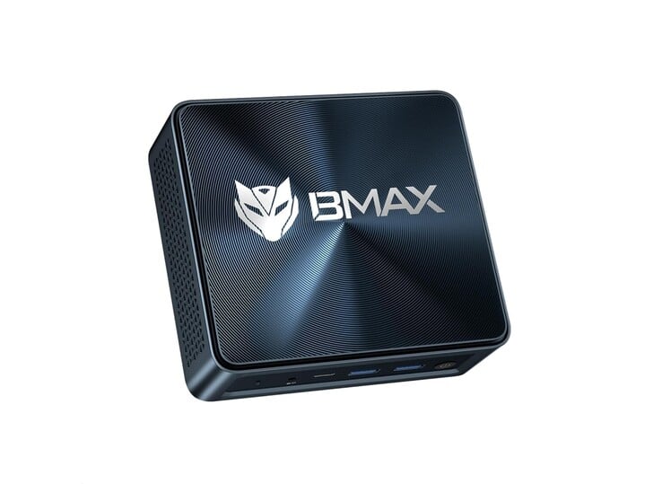 Bmax MaxMini B12 Power 迷你电脑采用蓝色外壳。