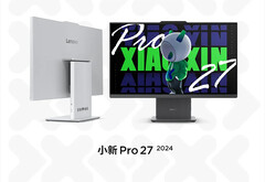 小新 Pro 27 2024 有两种颜色可供选择。(图片来源：联想）