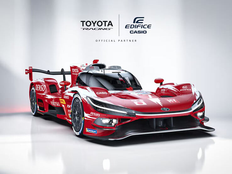 卡西欧 Edifice x 丰田赛车合作项目于 2026 年初宣布。