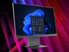 ThinkCentre neo 55a Gen 6 AIO 的起价为 549 美元。图：该电脑的宣传图片。(图片来源：Lenovo - 已编辑）