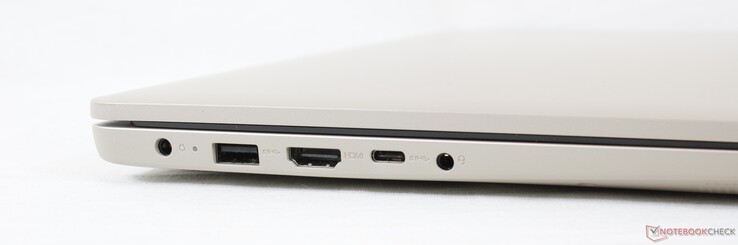 左边：AC适配器、USB-A 2.0、HDMI、USB-C 3.2 Gen. 1、3.5毫米组合音频