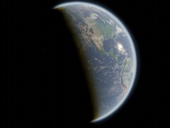 艺术家绘制的太空中的地球。(图片来源:TheHappyCamper - Pixabay)