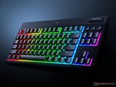 Razer BlackWidow V4 TKL 低矮型键盘角度示意图（图片来源：Razer PR）
