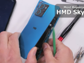 HMD Skyline。(图片来源：JerryRigEverything via YouTube）