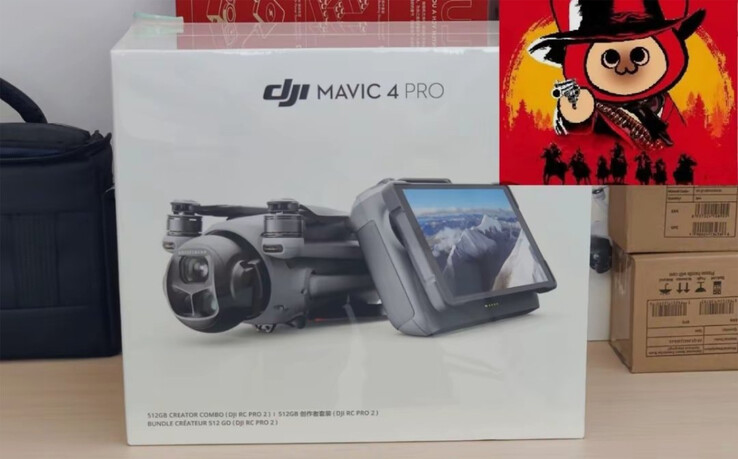 RC Pro 2 与 Mavic 4 Pro Creator Combo 的零售包装现在也在网上泄露。(图片来源：via D2Help）