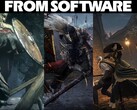 带有 FromSoftware 游戏和公司徽标的拼贴画（图片来源：FromSoftware，Steam 有编辑）