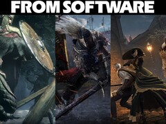 带有 FromSoftware 游戏和公司徽标的拼贴画（图片来源：FromSoftware，Steam 有编辑）