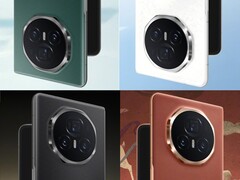 Honor Magic V3 将推出四种时尚颜色（至少在中国），并采用仿皮背壳。(图片来源： 编辑）Honor