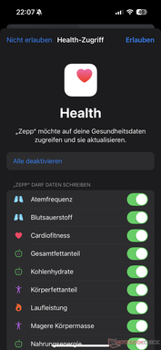 Apple 健康同步