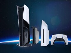 带光盘驱动器的 PS5 数字版（图片来源：索尼 PlayStation，有编辑）