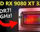 RX 9080 XT ES 猜测（图片来源：@MooresLawIsDead YouTube）