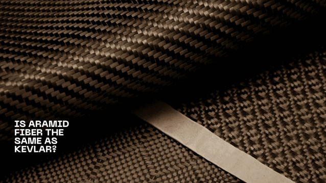 芳纶和凯夫拉纤维虽然性能相似，但并不相同。尽管视觉上相似，但芳纶的特性与碳纤维截然不同