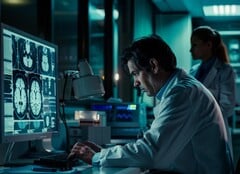 一名神经学家在检查人脑(图片来源:TungArt7/Pixabay)