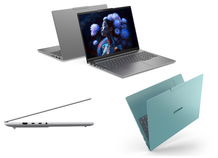 全新 IdeaPad Pro 5i 的设计和颜色选择（图片来源：联想）