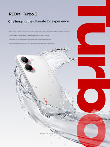 手机的防水等级(图片来源:Redmi - 机器翻译)