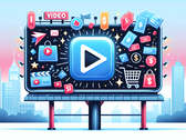 YouTube 上丢失的跳过按钮和新的浮动广告在用户中引起了纷争。(图片来源：DallE3）