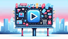 YouTube 上丢失的跳过按钮和新的浮动广告在用户中引起了纷争。(图片来源：DallE3）