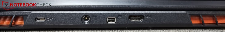 后部USB-C 3.2 Gen2、电源、MiniDP、HDMI