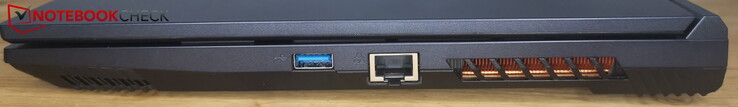 右侧USB-A、局域网