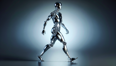 这个机器人是液态的,可以变形、分裂并与其他液态机器人合并。(图片来源:DallE3)