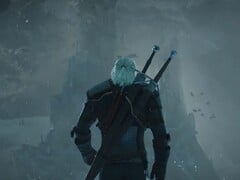 《巫师3：狂猎 重制版》预告片中杰洛特的截图
