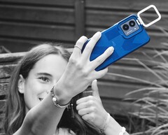 HMD Fuse 的外壳带有一个折叠式 LED 灯环。(图片来源：HMD Global）