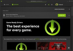 NvidiaGeForce Game Ready Driver 536.23通知在GeForce 体验（来源：自己）。